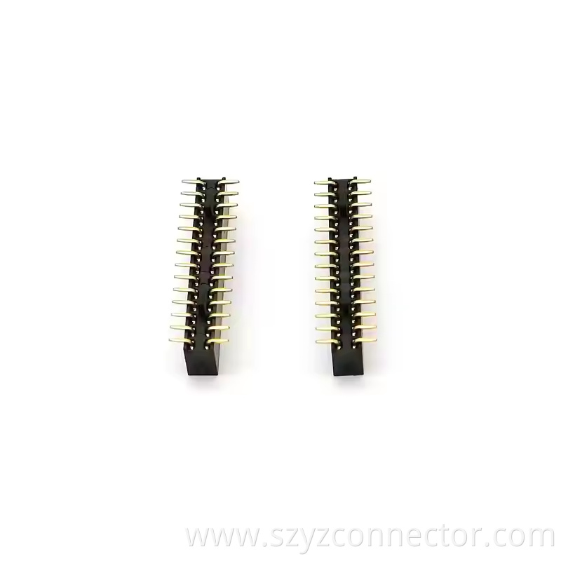 2.0mm Pitch Female Header Dual Row SMT With Post H6.35 22P-240P (4)